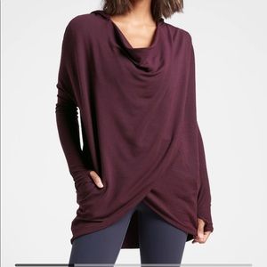 Athleta Purana Wrap Sweatshirt XXS